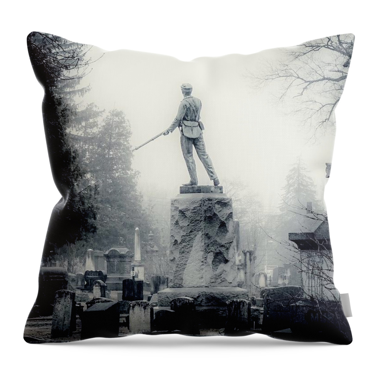  Throw Pillow featuring the photograph Guardian by Kendall McKernon