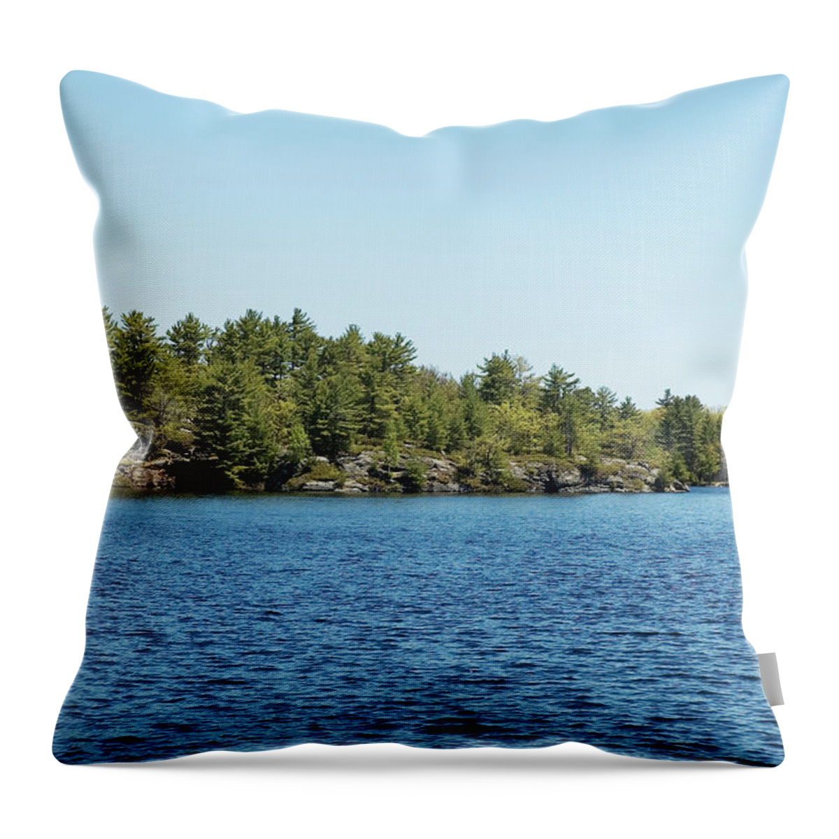 Gravenhurst Throw Pillow featuring the photograph Gull Lake by JGracey Stinson