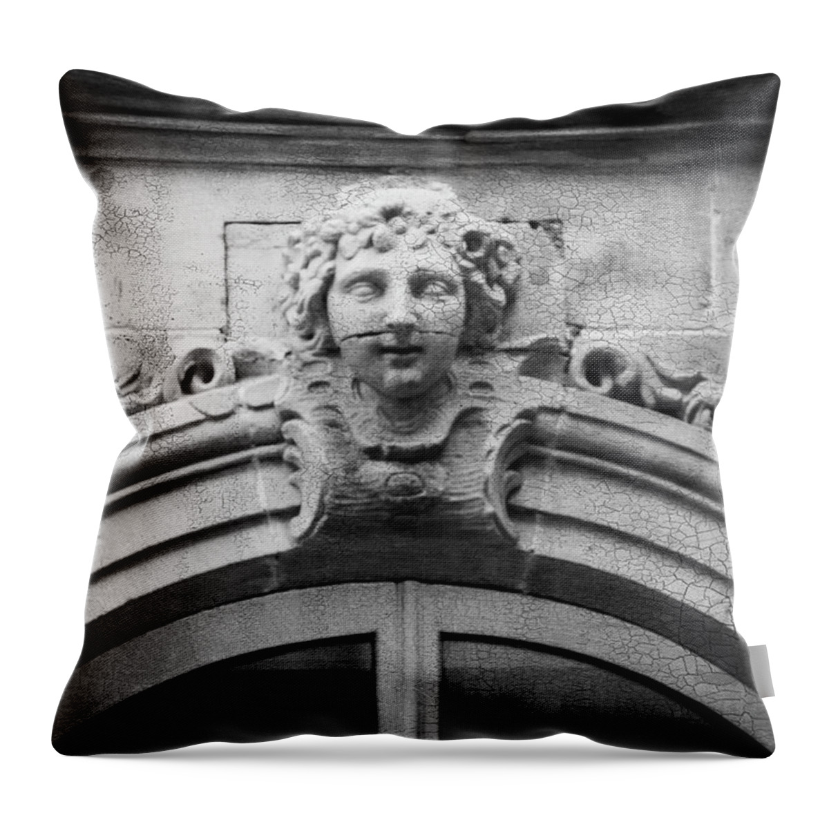Alsace Throw Pillow featuring the photograph Gutenberg Lady by Teresa Mucha