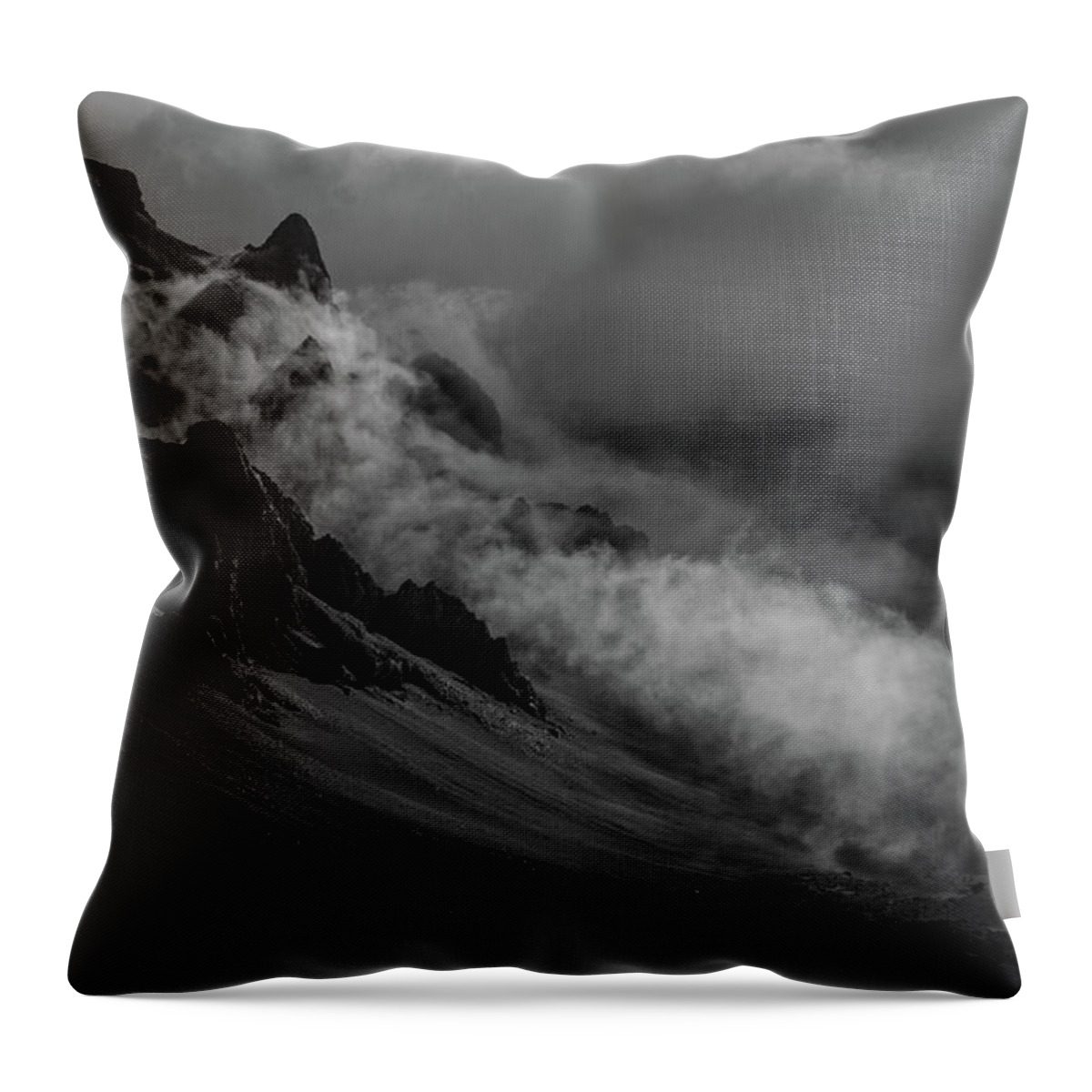 Volcano Throw Pillow featuring the photograph Haleakala Crater by Jeff Phillippi
