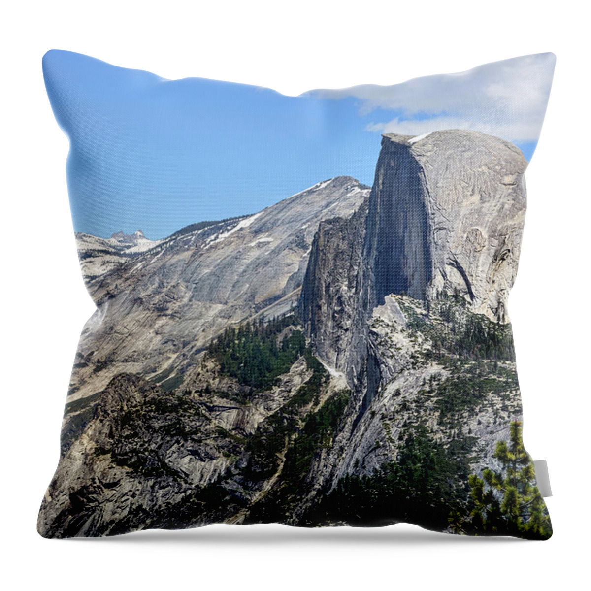 Yosemite National Park Throw Pillow featuring the photograph Half Dome at Glacier Point, Yosemite by Brian Tada