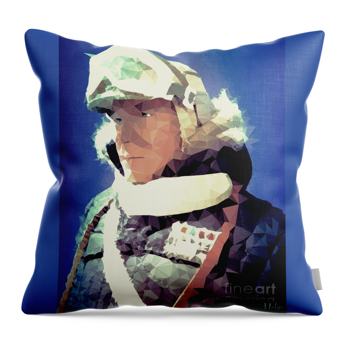 Han Solo Throw Pillow featuring the digital art Han by HELGE Art Gallery