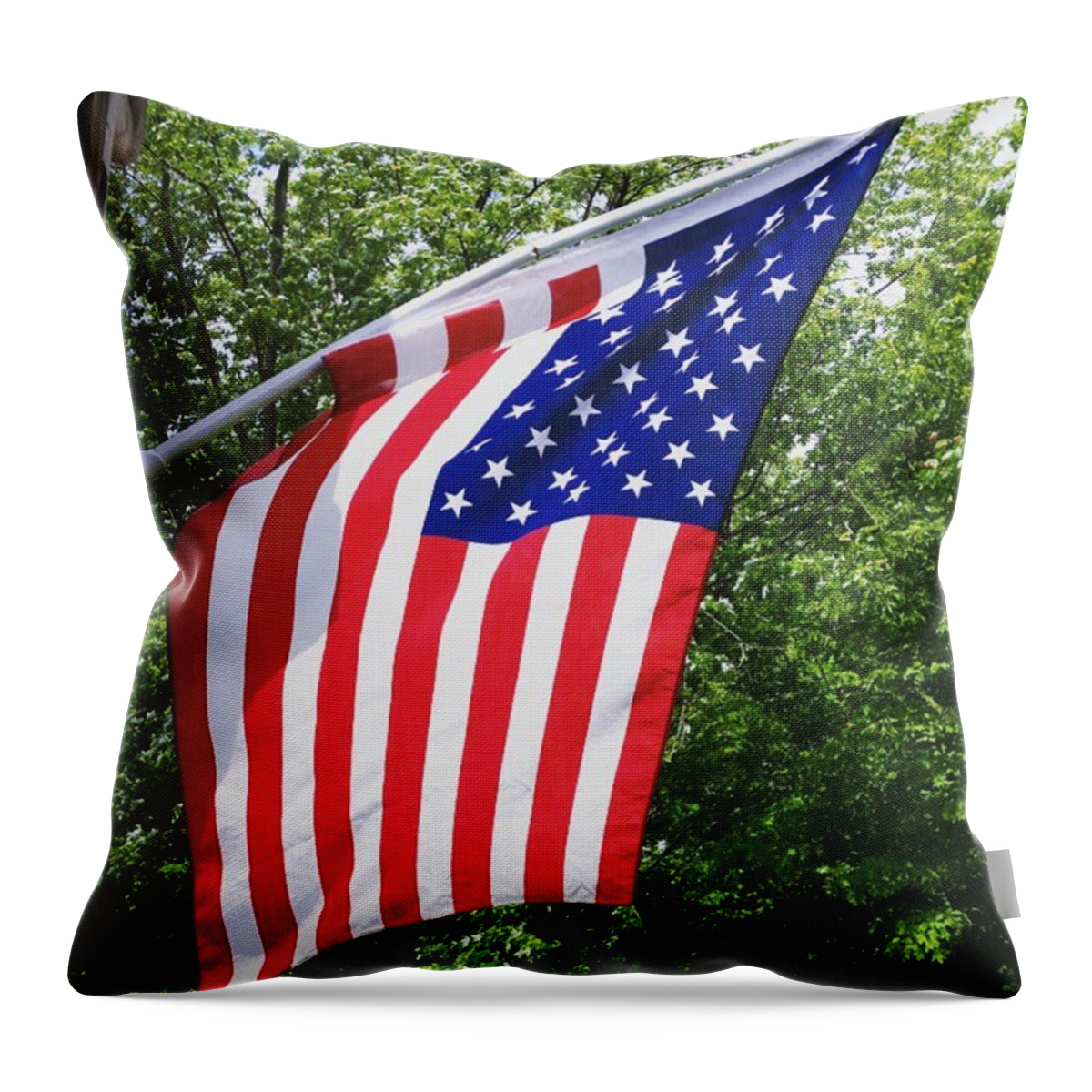 Memorial Day Throw Pillow featuring the photograph Happy Memorial Day by Kayla Hopkins