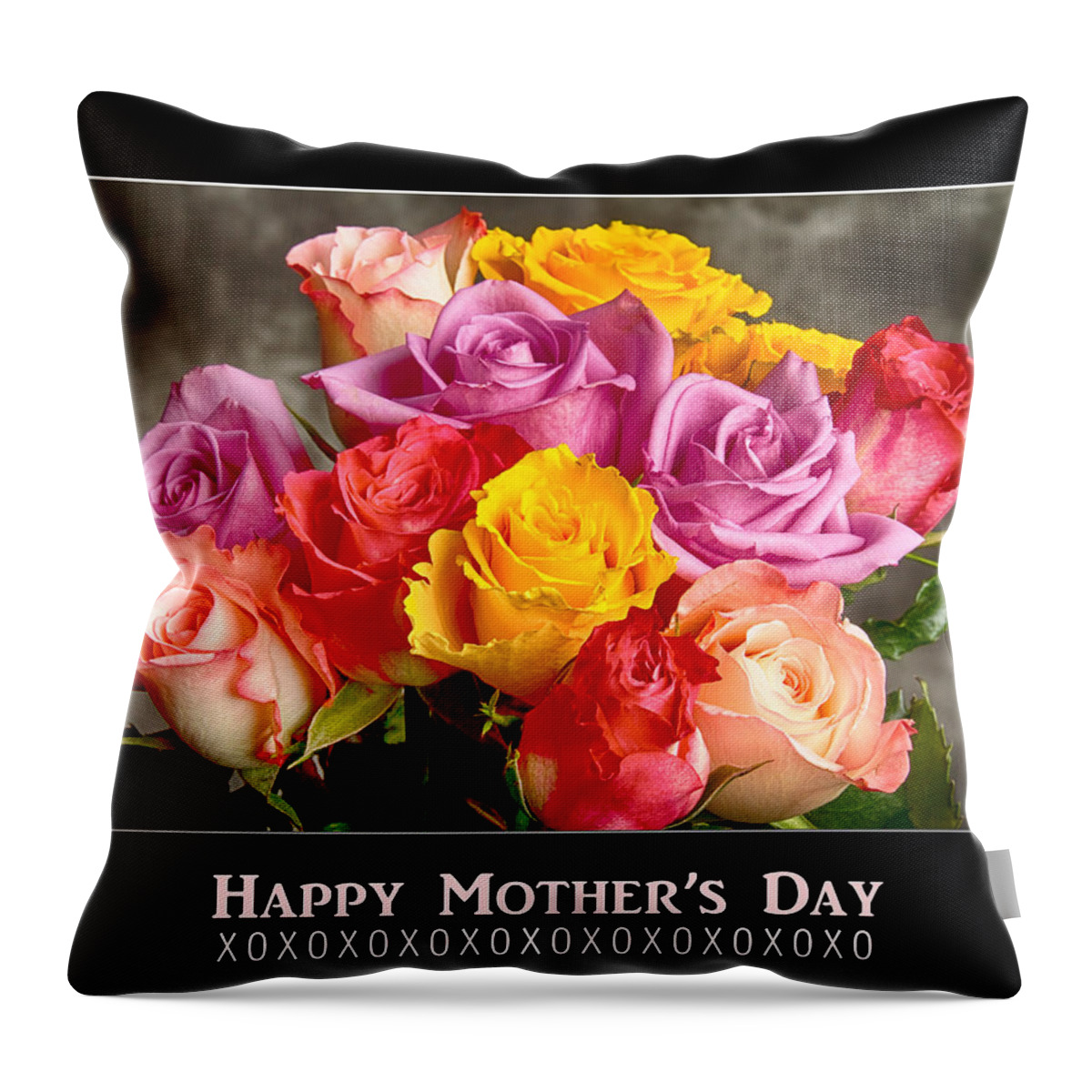 Mothers Day Throw Pillow featuring the photograph Happy Mother's Day by James BO Insogna