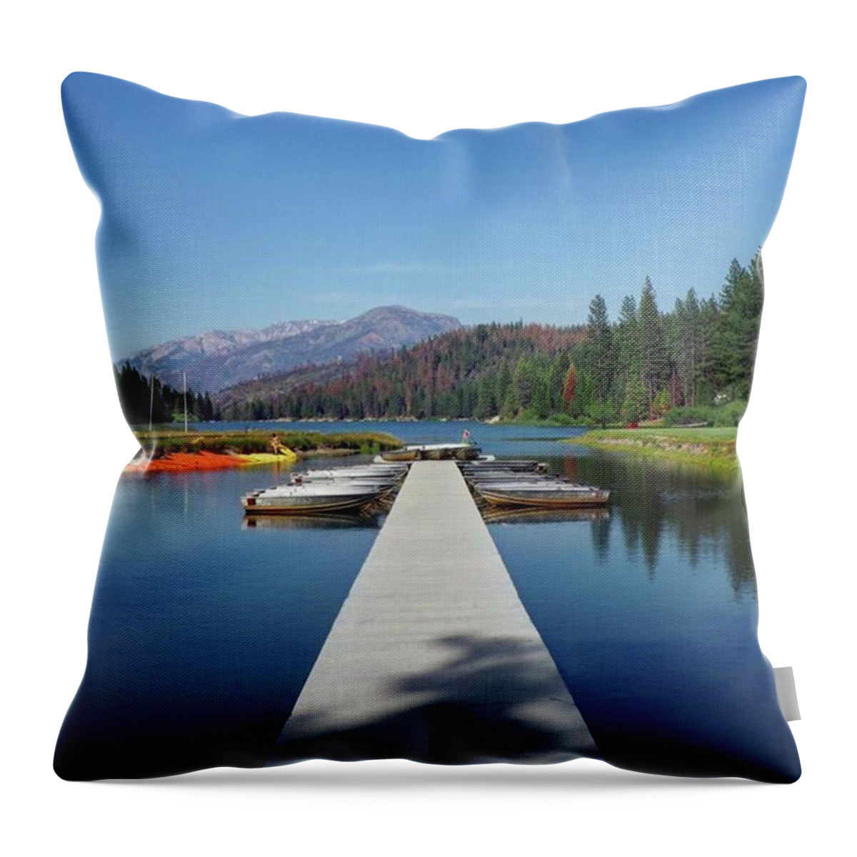 Landscape Throw Pillow featuring the photograph Happy Place #2 by J Lopez