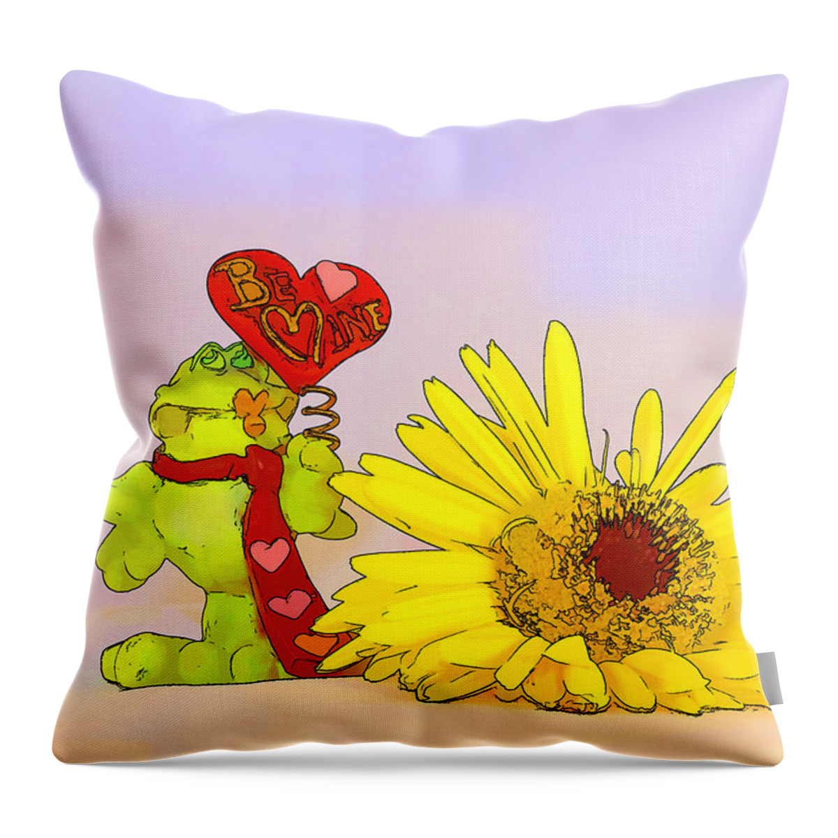 Valentine's. Happy Valentine's Throw Pillow featuring the photograph Happy Valentine's Day by Teresa Zieba