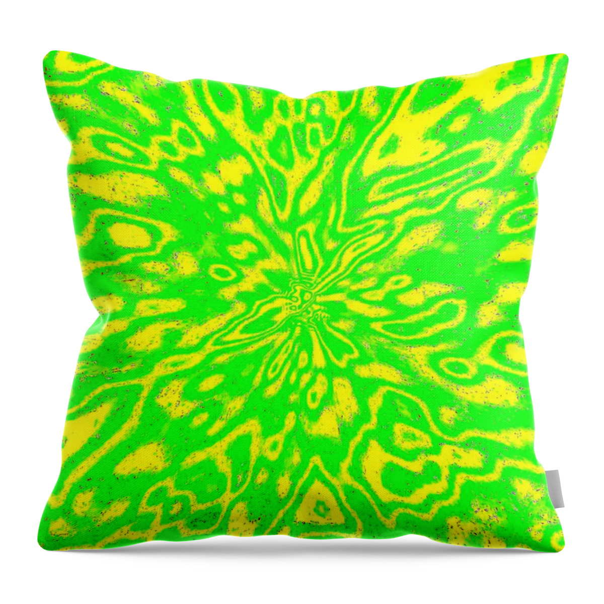 Abstract Throw Pillow featuring the digital art Harmony 16 by Will Borden