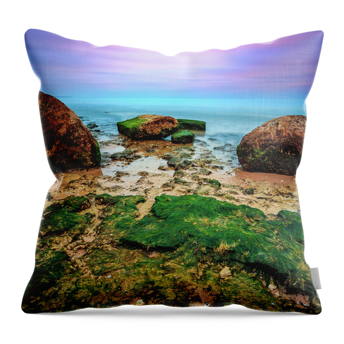 Clouds Throw Pillow featuring the photograph Harrington Hue by Andrew Slater