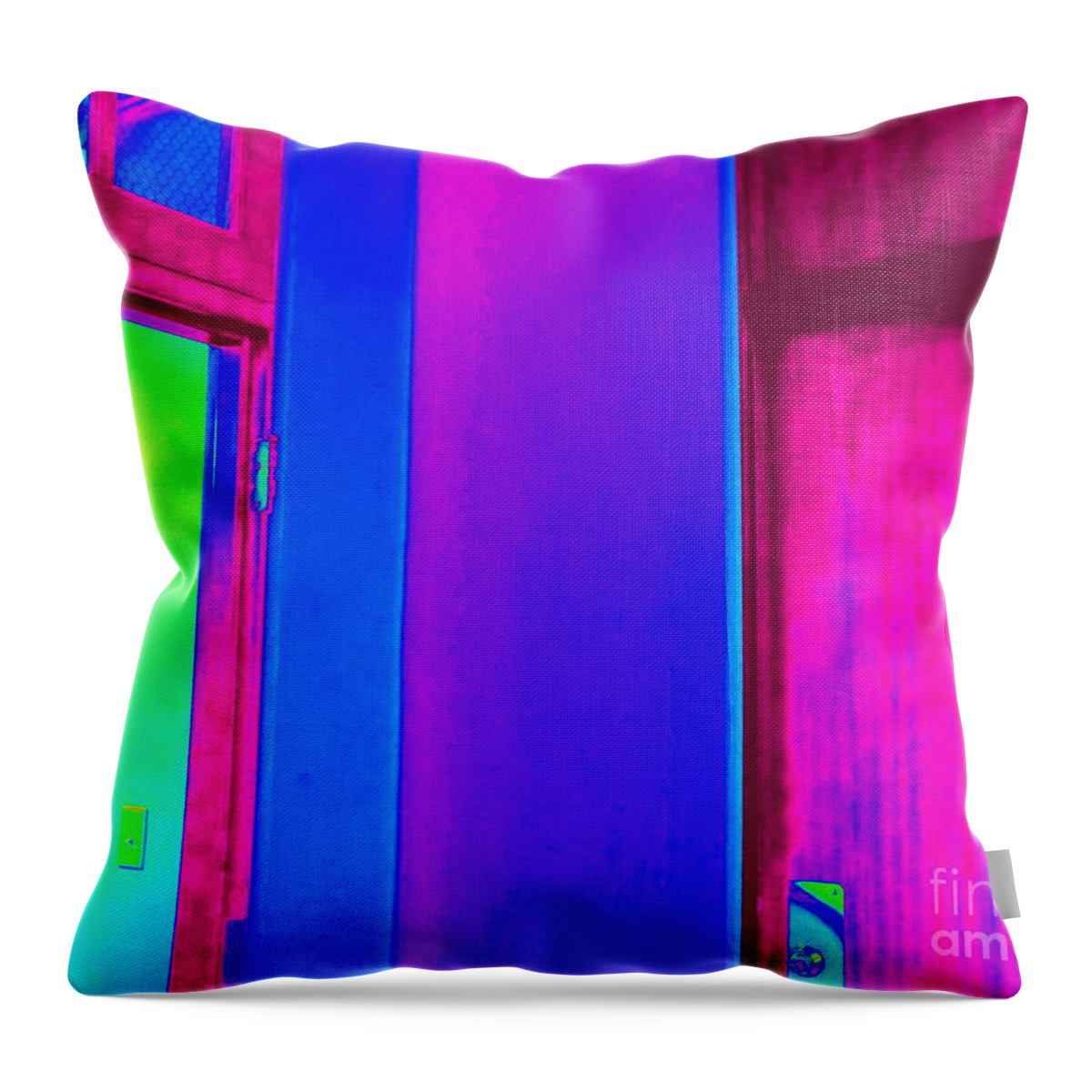Jerome Throw Pillow featuring the photograph Haunted Heart Room Eleven Jerome Grand Hotel by Mars Besso