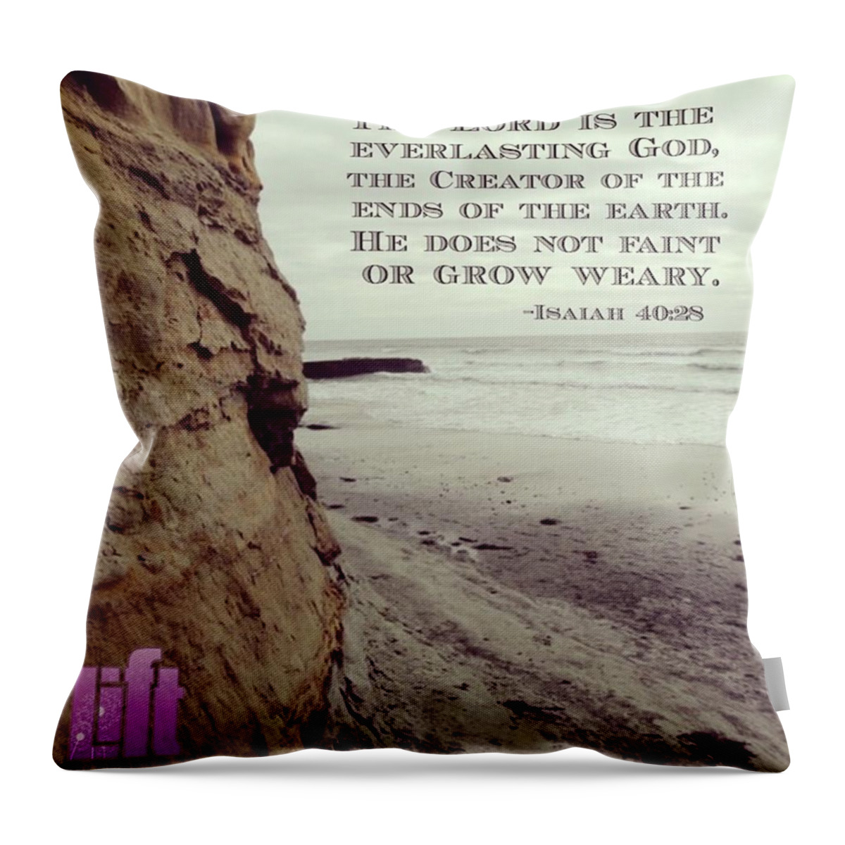Confidence Throw Pillow featuring the photograph Have You Not Known? 
have You Not by LIFT Women's Ministry designs --by Julie Hurttgam