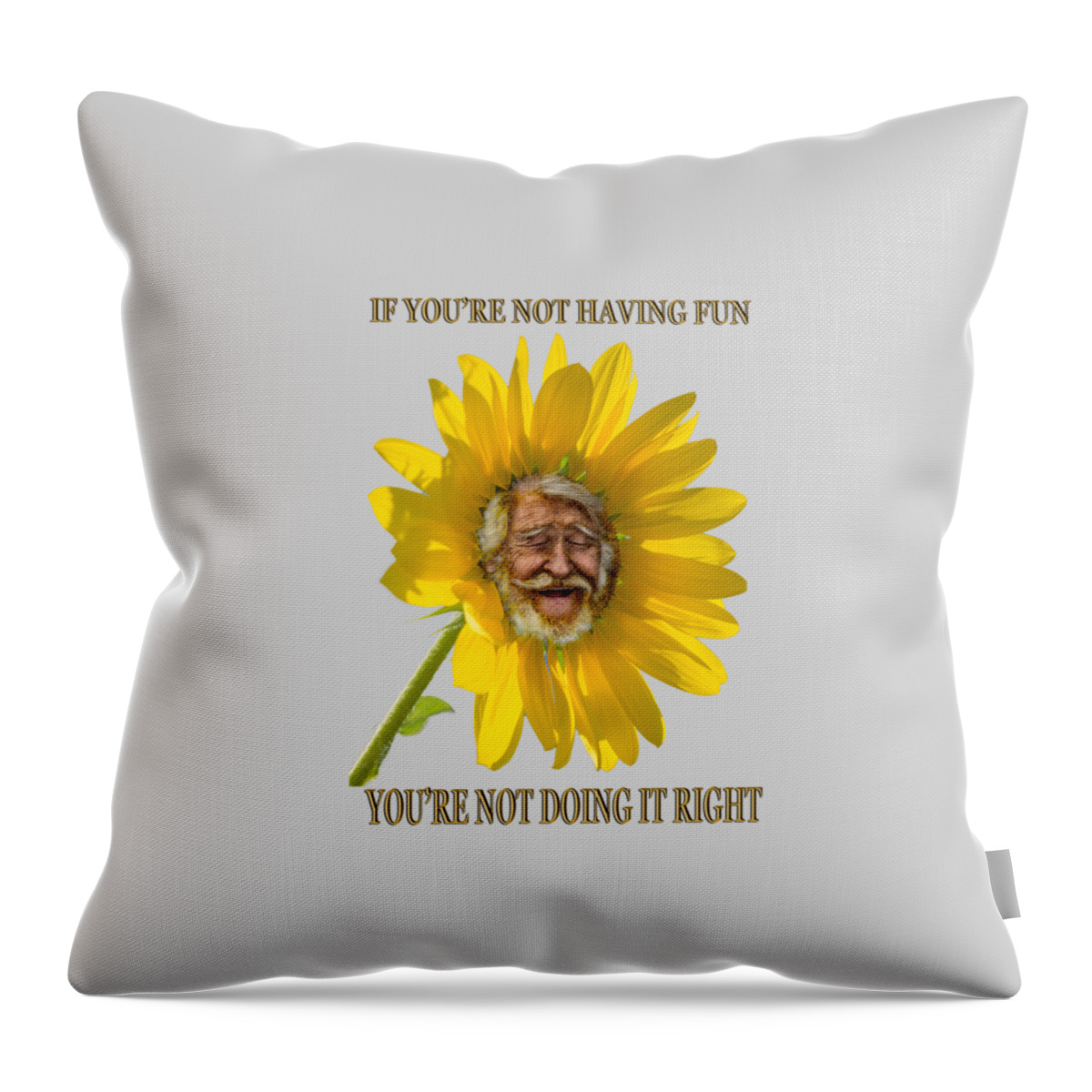 Wally Throw Pillow featuring the photograph Having Fun by Rick Mosher