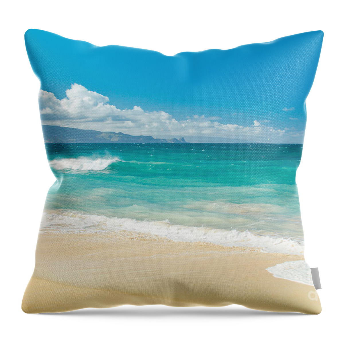 Beach Throw Pillow featuring the photograph Hawaii Beach Treasures by Sharon Mau