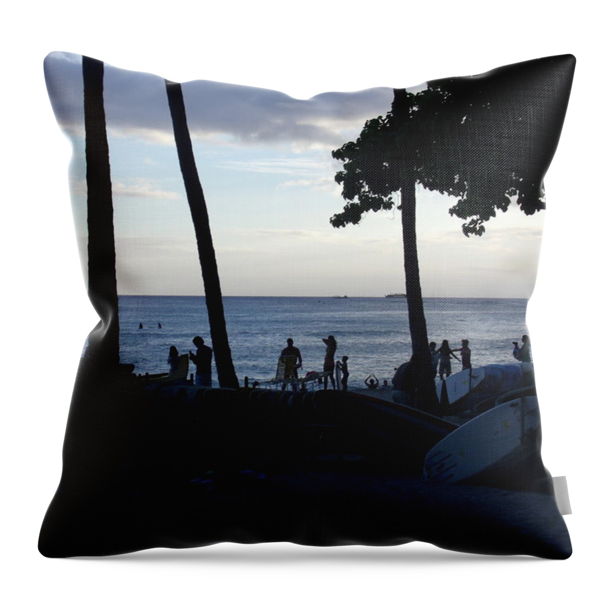 Hawaii Throw Pillow featuring the photograph Hawaiian Afternoon by Daniel Sauceda