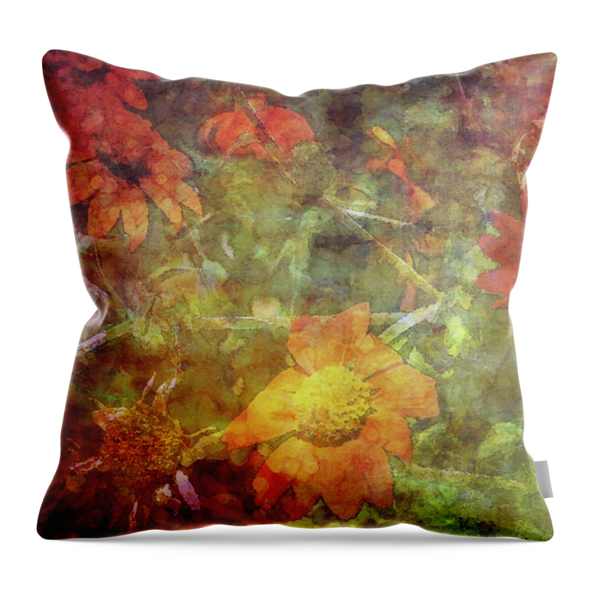 Impression Throw Pillow featuring the photograph Heat 1922 IDP_2 by Steven Ward