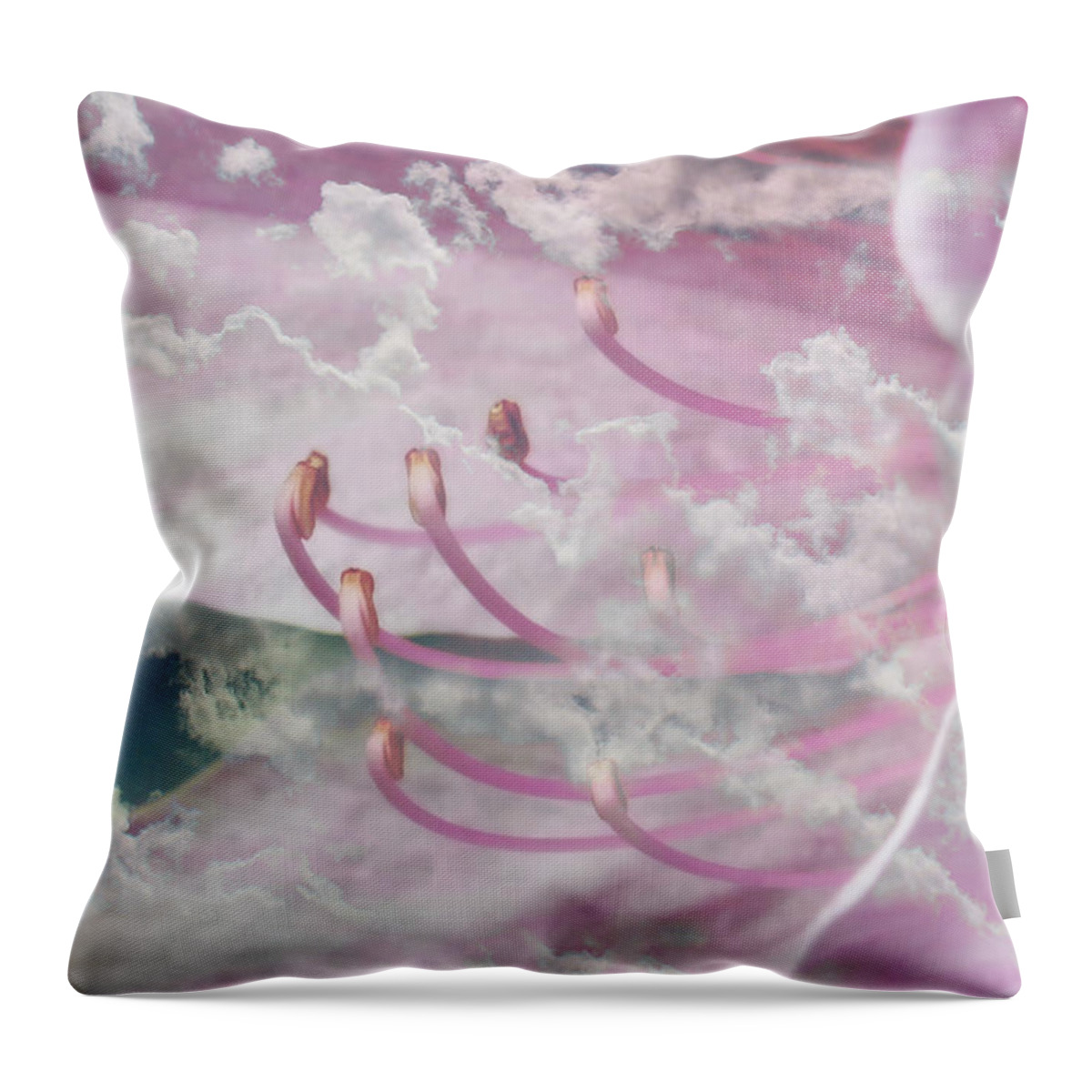 Azalea Throw Pillow featuring the photograph Heavenly Pink Azalea by Carol Groenen