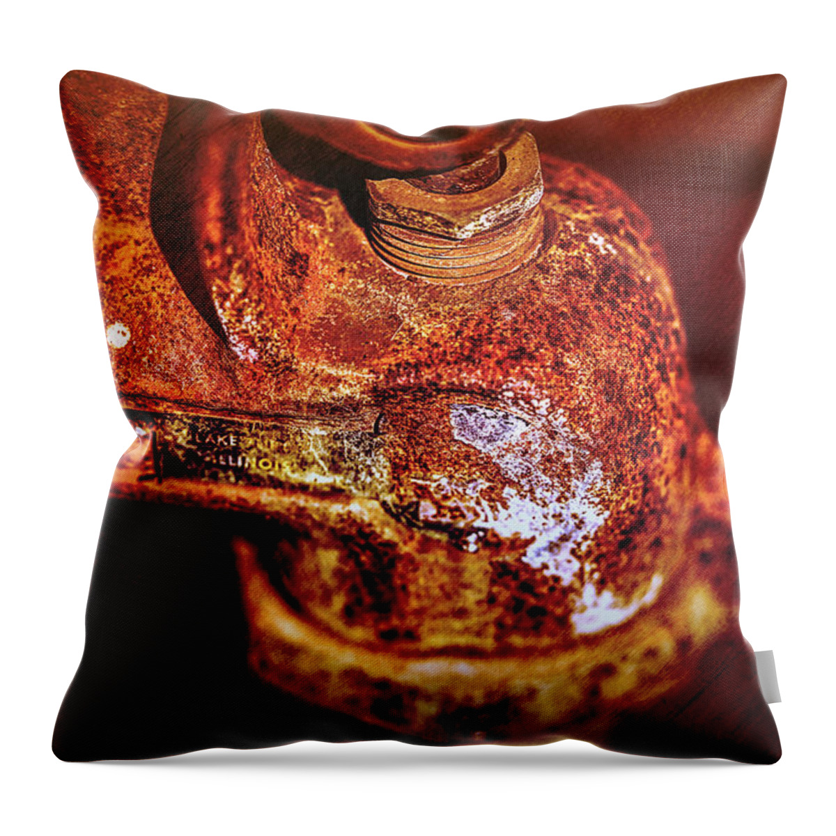 Heavy Throw Pillow featuring the photograph Heavy Metal by Theresa Campbell