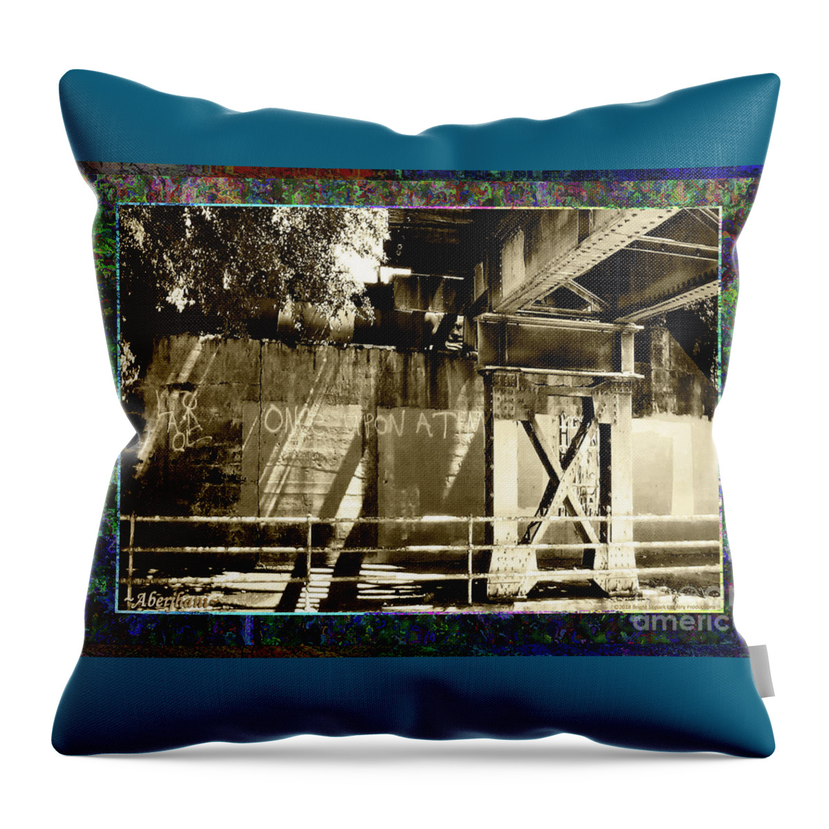 Historic America Throw Pillow featuring the photograph Henry Street Underpass Number 1 by Aberjhani