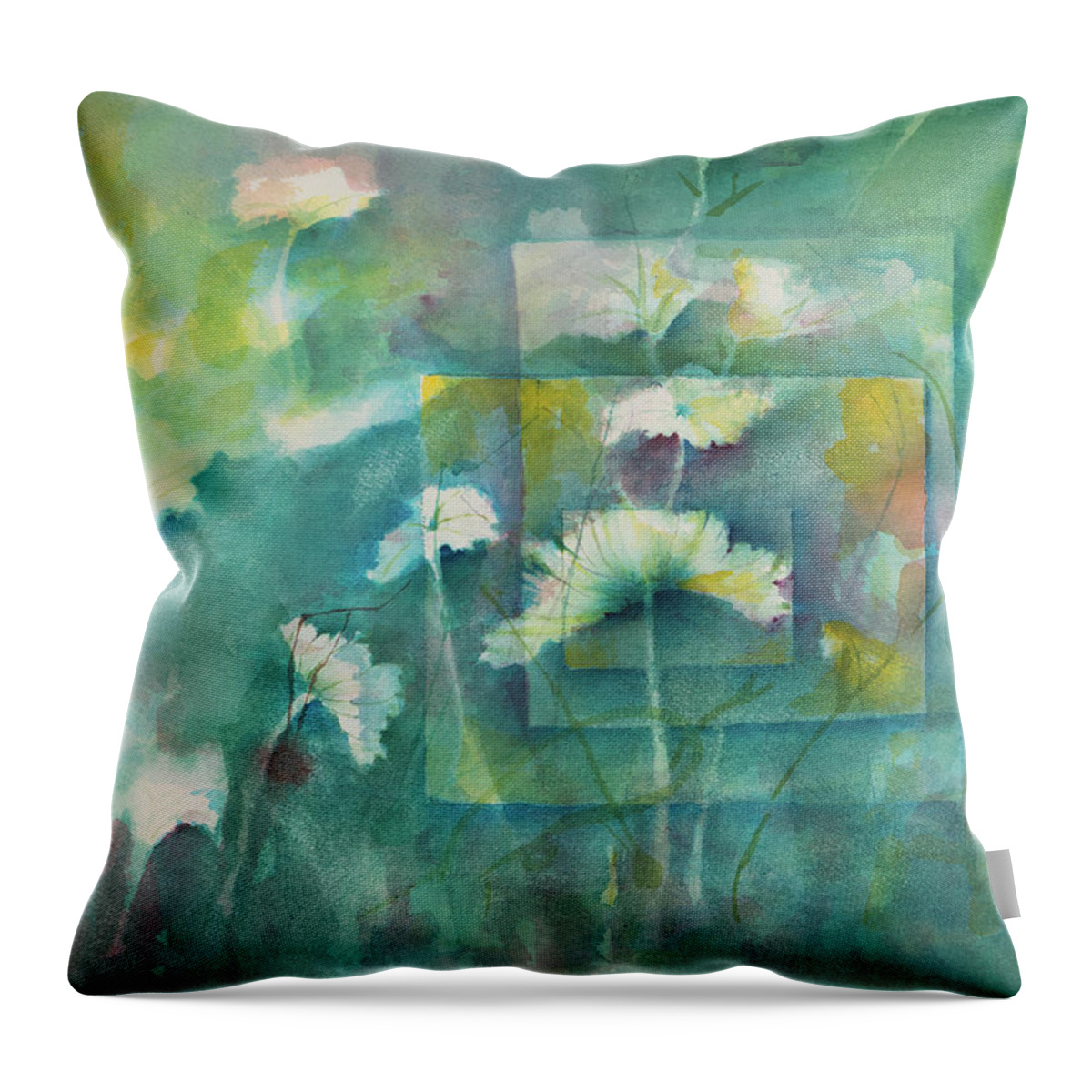 Watercolor Throw Pillow featuring the painting Her Royal Highness by Lee Beuther