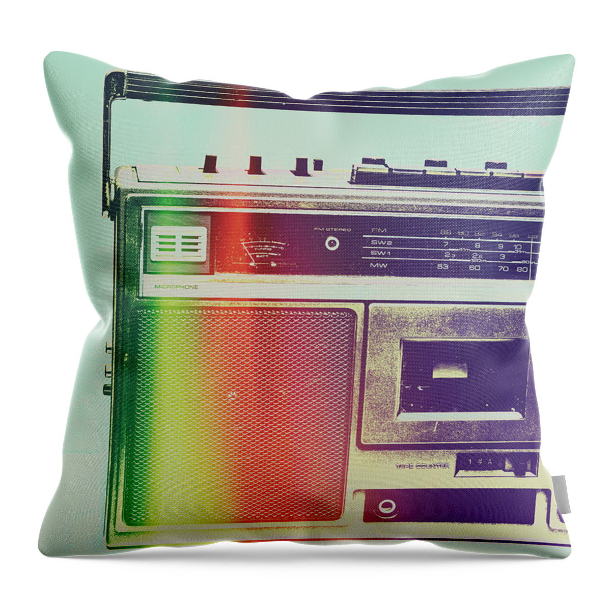 Pop Art Throw Pillow featuring the photograph Hi-fi pop by Jorgo Photography