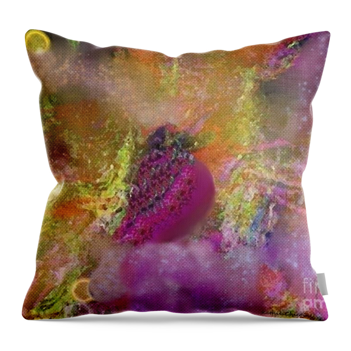 Photography Throw Pillow featuring the photograph Hidden Jewel by Kathie Chicoine