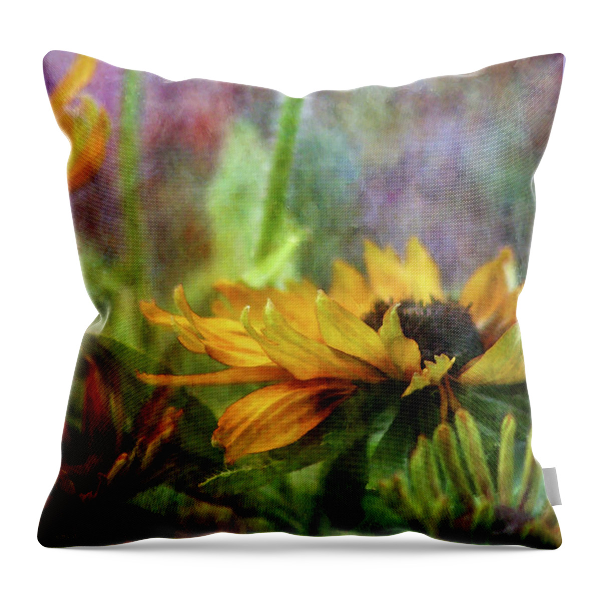 Impressionist Throw Pillow featuring the photograph Hidden Reality 2761 IDP_2 by Steven Ward