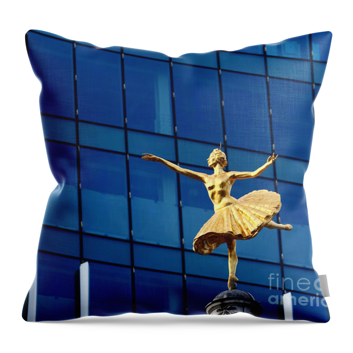 London Throw Pillow featuring the photograph High Rise Ballet 2 by James Brunker