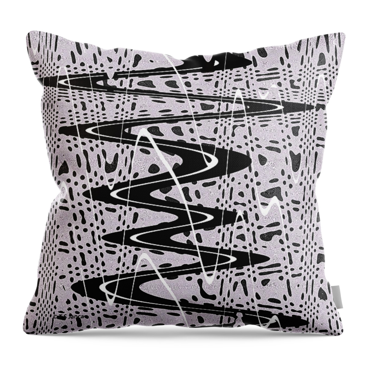 Highway Through The Wormhole Throw Pillow featuring the photograph Highway Through The Wormhole by Tom Janca