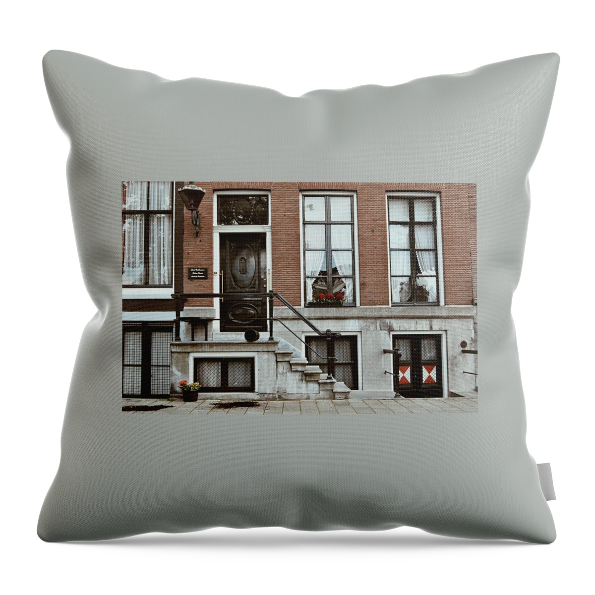 Amsterdam Throw Pillow featuring the photograph Hollander by Natalia Zakirova