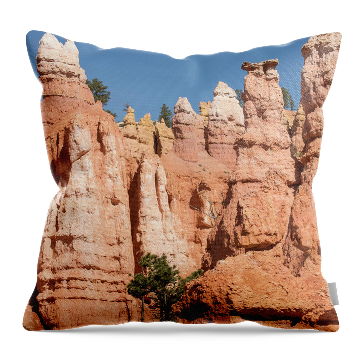 Bryce Canyon National Park Throw Pillow featuring the photograph Hoodoos by Juli Scalzi