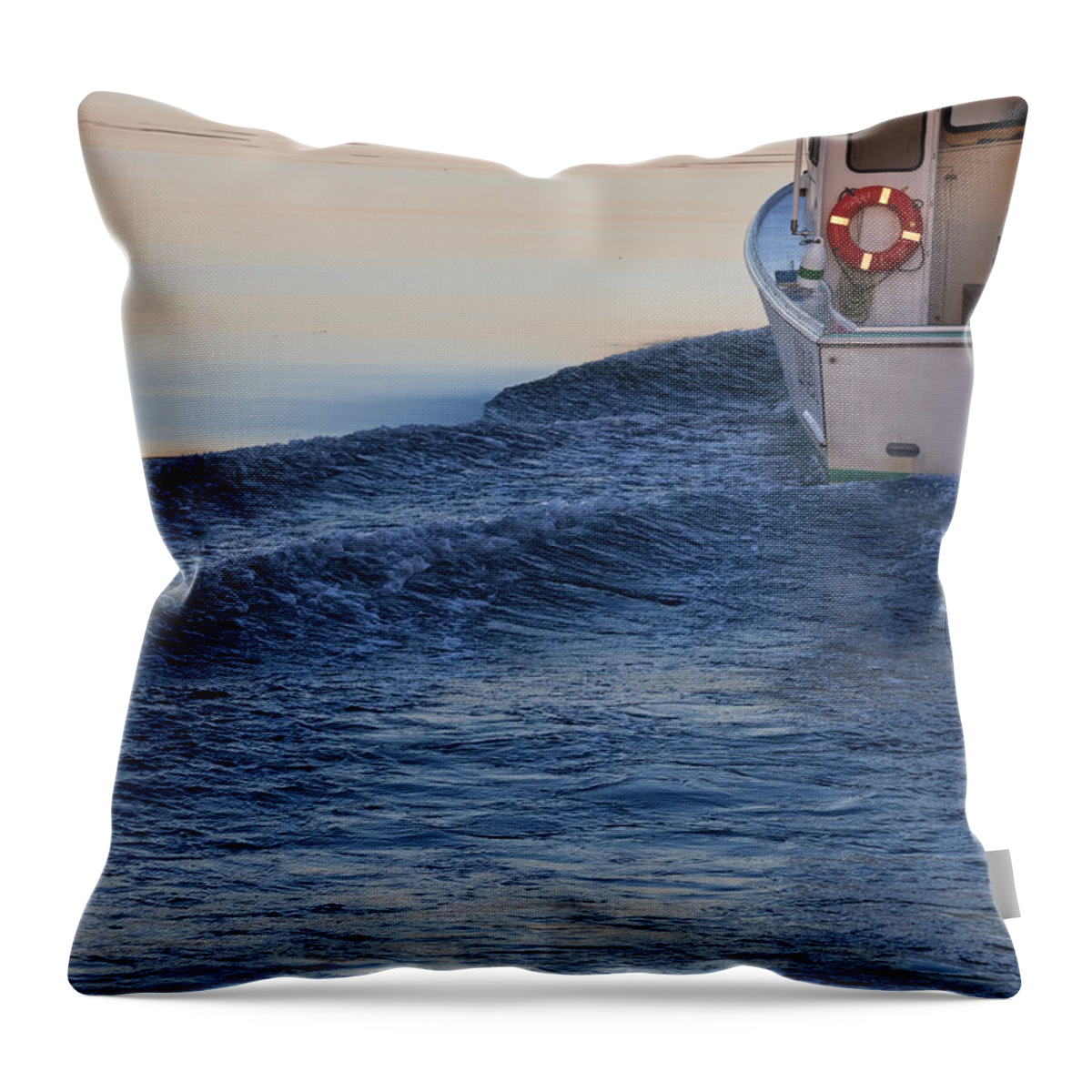 Boat Throw Pillow featuring the photograph Hope by David Kay