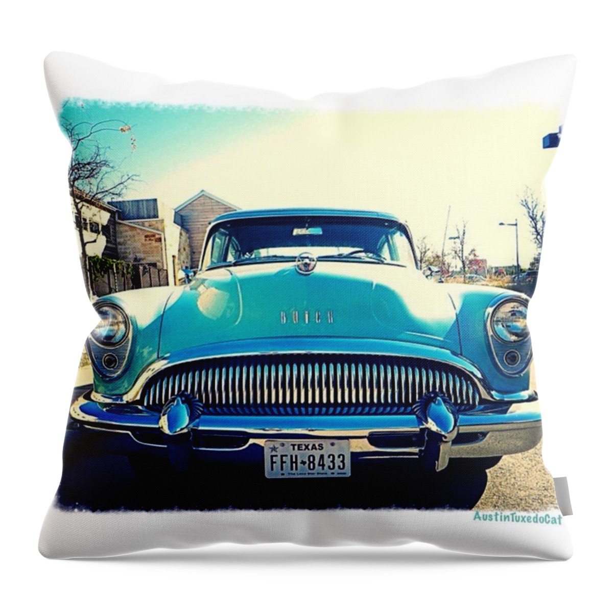 Old Throw Pillow featuring the photograph Hope Your #friday Is As #stylish As by Austin Tuxedo Cat