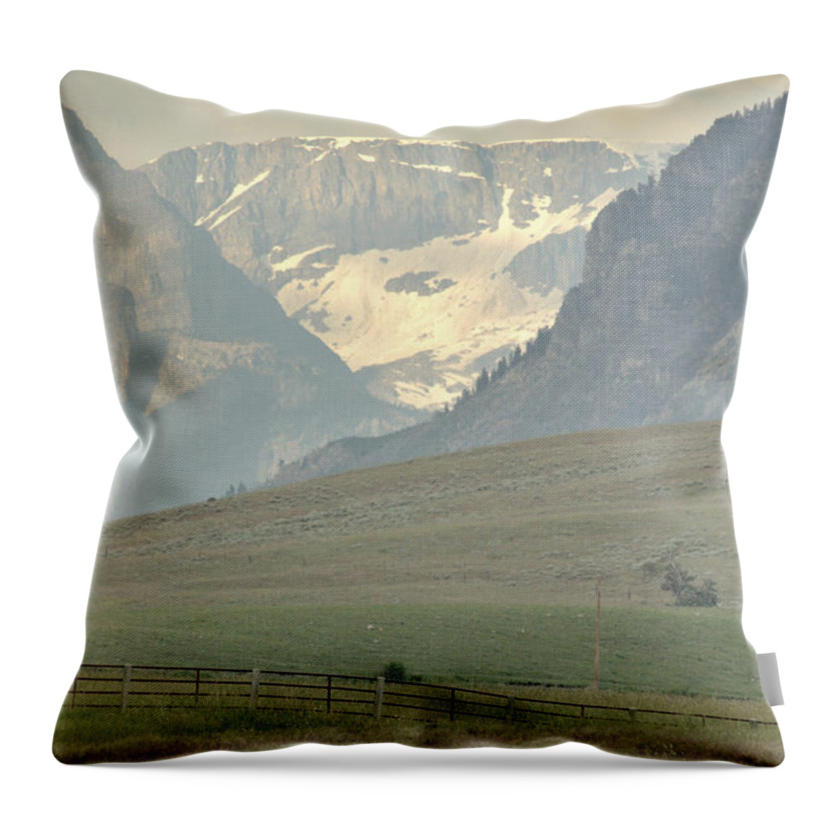 God Throw Pillow featuring the photograph Horse Heaven.. by Al Swasey