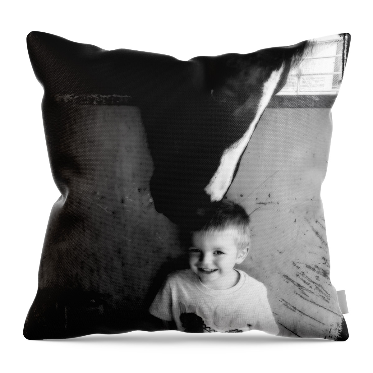 Horse Throw Pillow featuring the photograph Horses Love by Amanda Eberly
