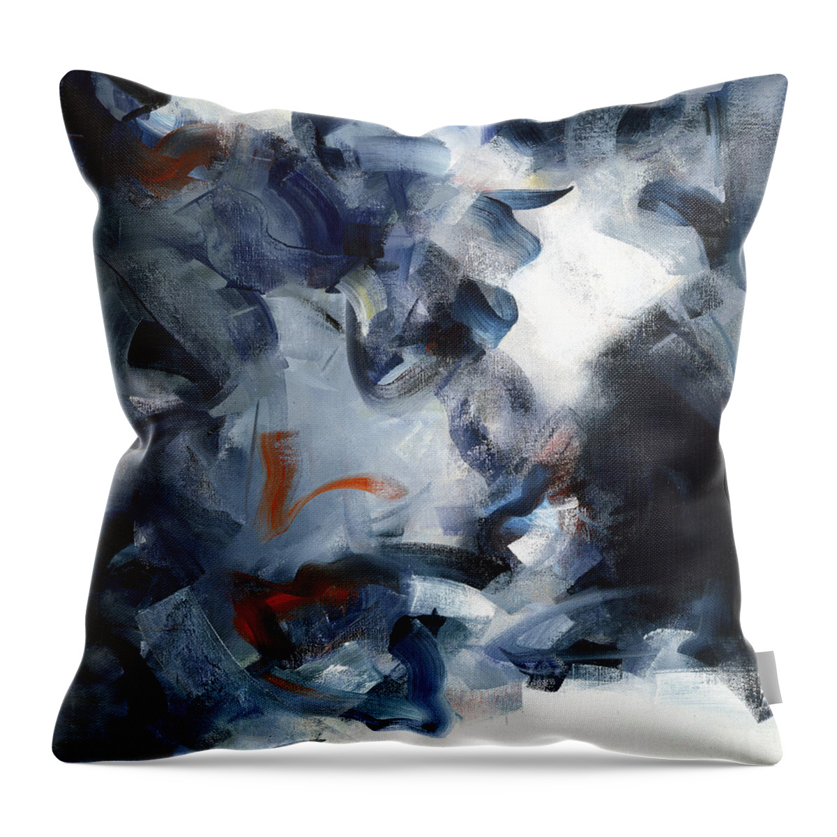 Mozart Throw Pillow featuring the painting Hostias II by Ritchard Rodriguez