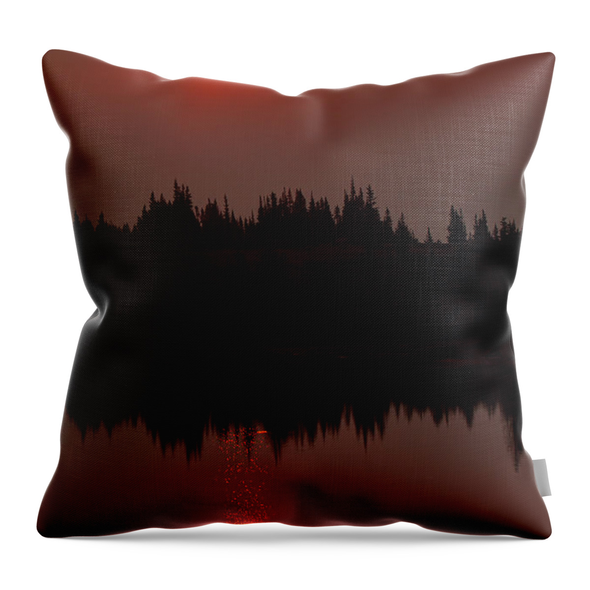 Sunrise Landscape Throw Pillow featuring the photograph House of the Rising Sun by Jim Garrison