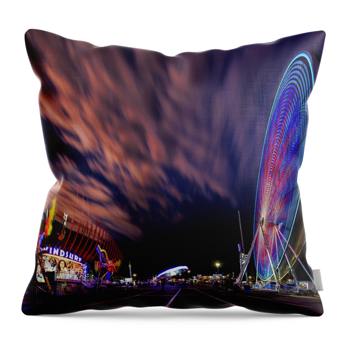 Houston Throw Pillow featuring the photograph Houston Texas Live Stock Show and Rodeo #5 by Micah Goff