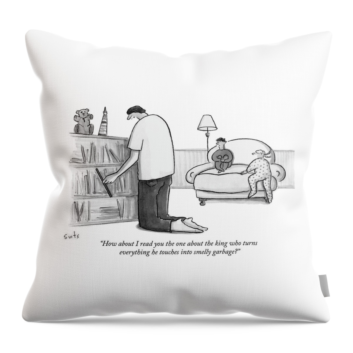 How About I Read You The One Throw Pillow