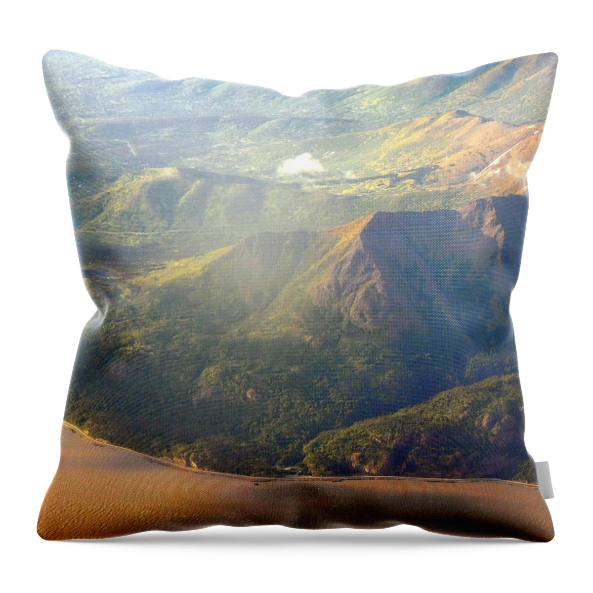 Mountains Throw Pillow featuring the photograph How Great Thou Art His Mountain Range by Diannah Lynch