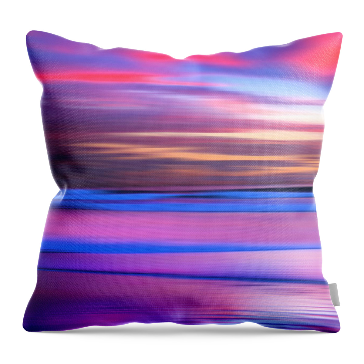 Huntington Beach Pier Throw Pillow featuring the photograph Huntington Pastels - 1 of 3 by Sean Davey