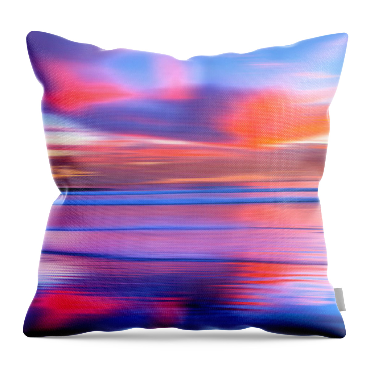 Colorful Throw Pillow featuring the photograph Huntington Pastels by Sean Davey