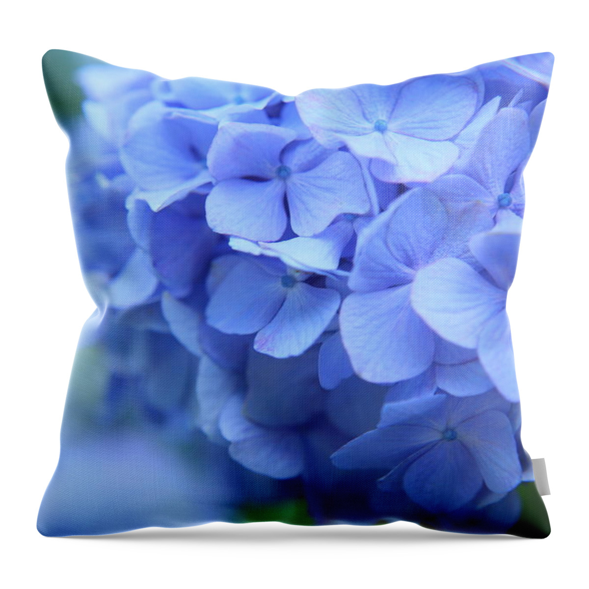 Flower Throw Pillow featuring the photograph Hydrangea by One Story