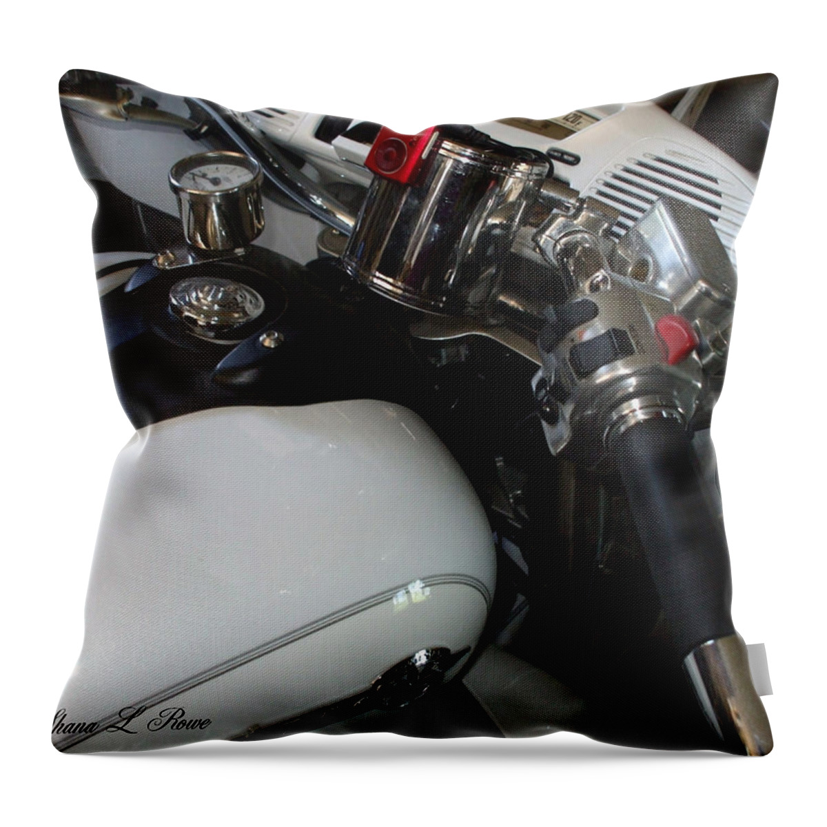 Handle Bar Throw Pillow featuring the photograph I can handle it by Shana Rowe Jackson