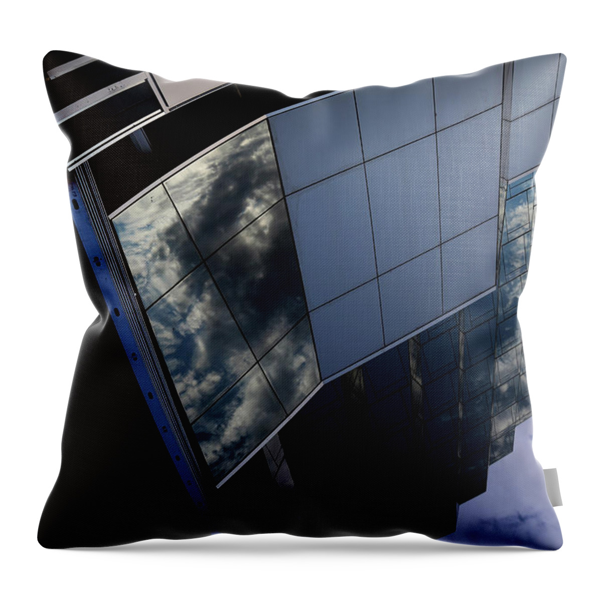 Abstract Throw Pillow featuring the photograph I fell for What by J C