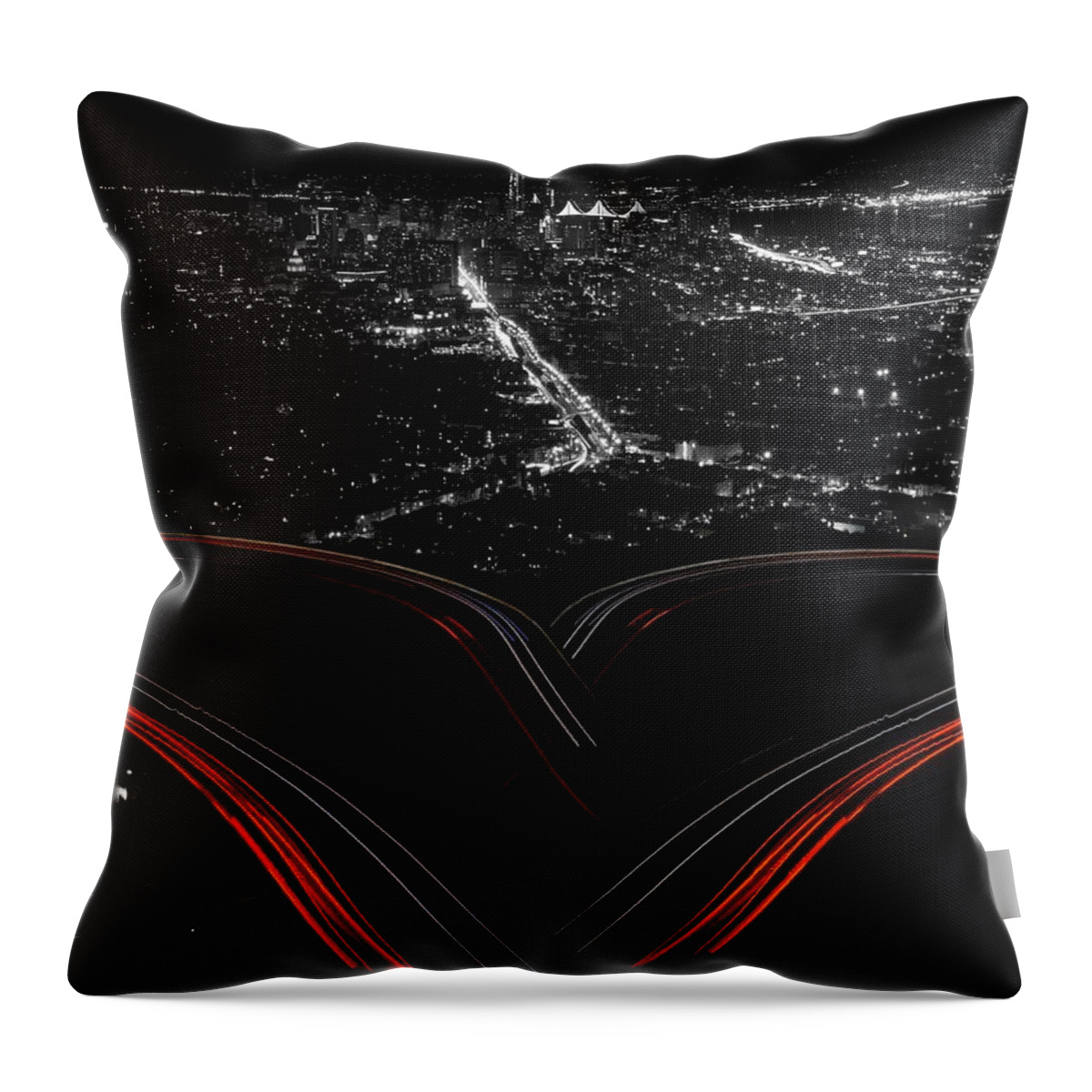 San Francisco Throw Pillow featuring the photograph I Left My Heart in San Francisco by Rand Ningali