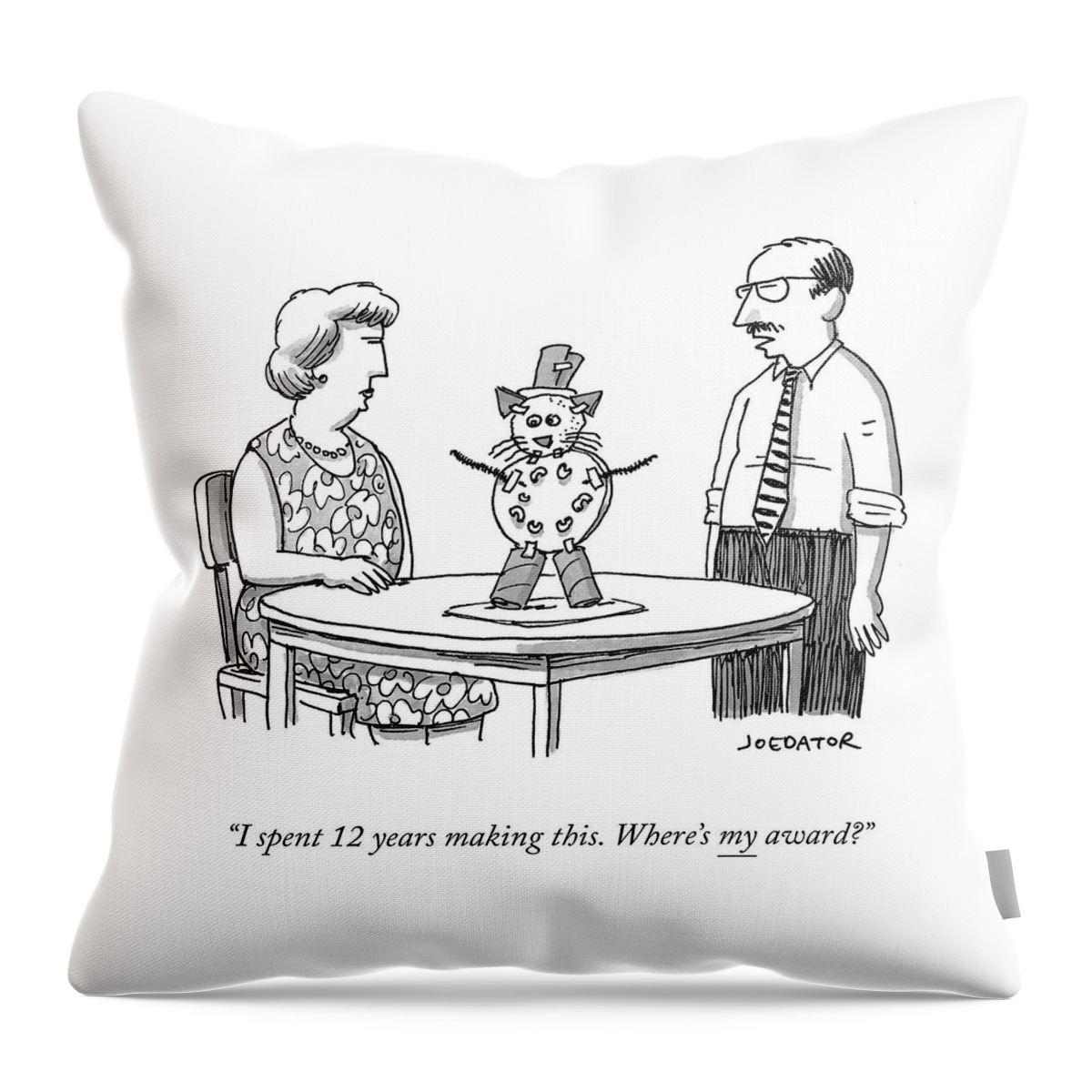 I Spent 12 Years Making This Throw Pillow