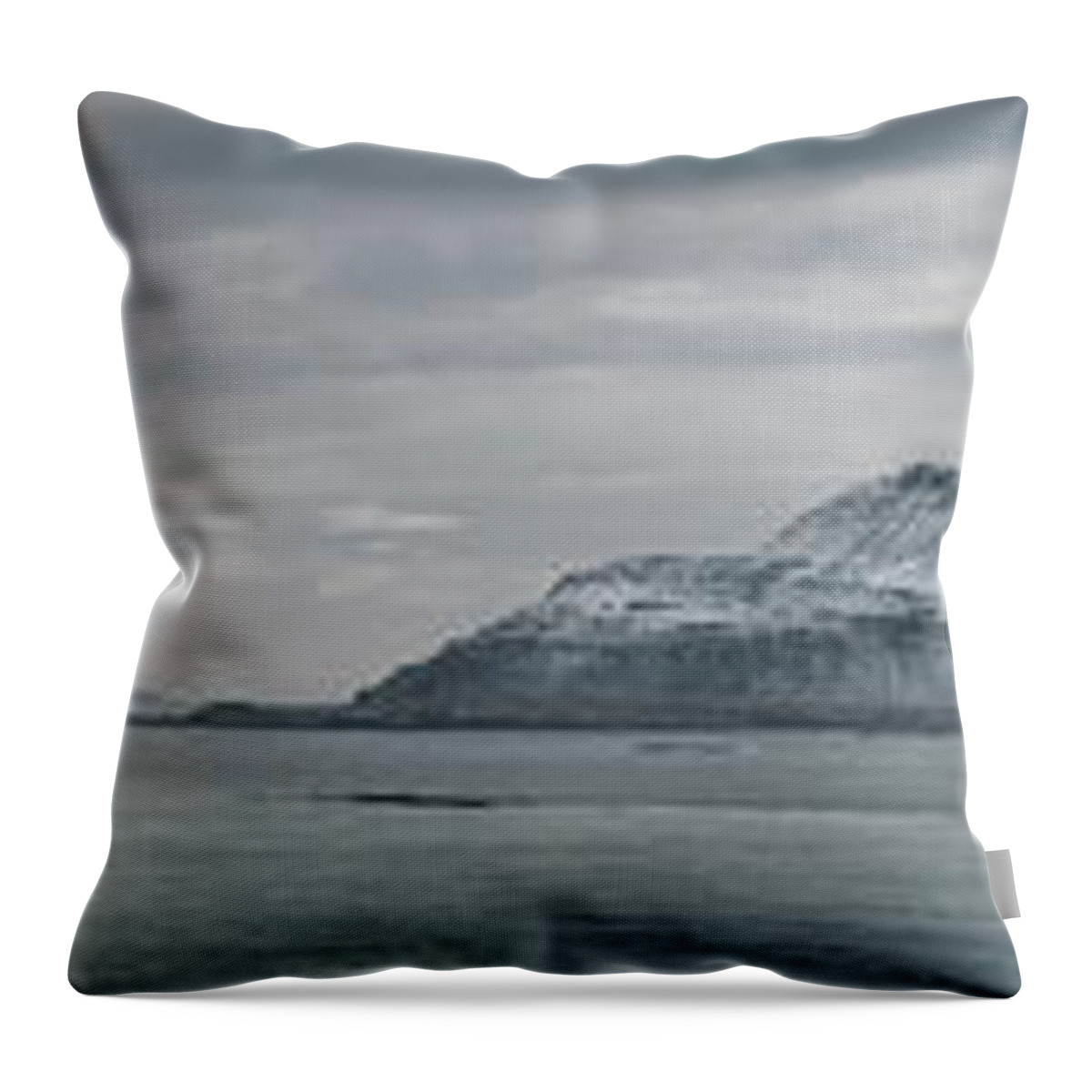 East Coast Throw Pillow featuring the photograph Iceland East Coast Panorama by Andy Astbury