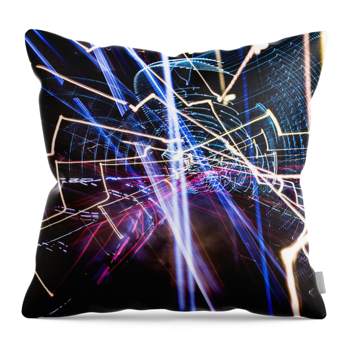  Throw Pillow featuring the photograph Image Burn by Micah Goff