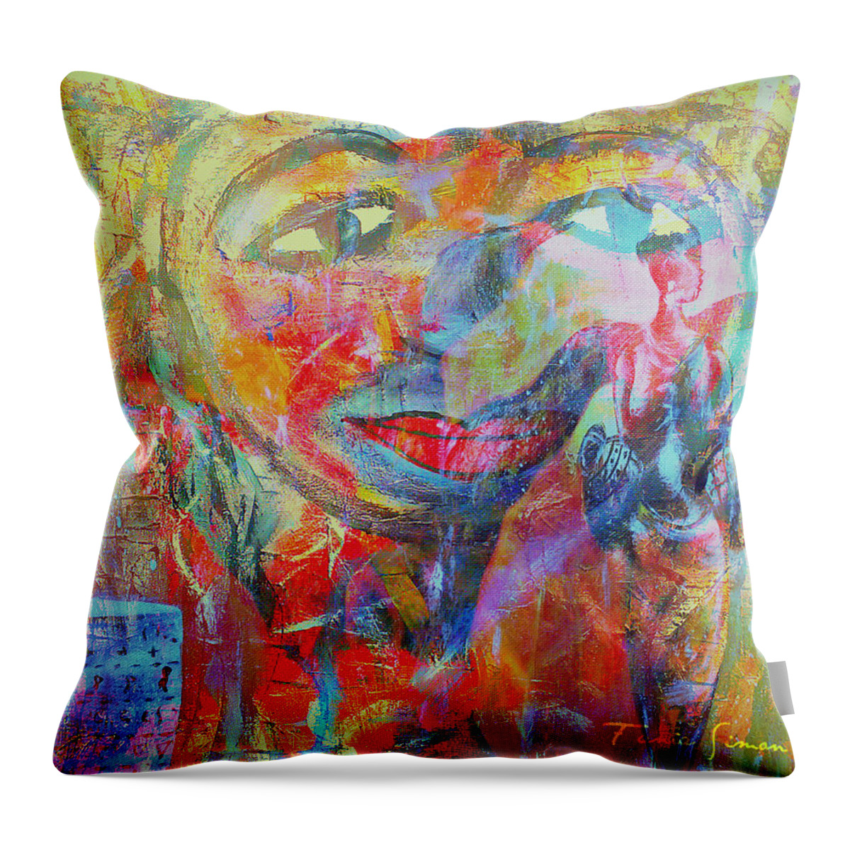 Imperfect Me Imperfect Me Too Fania Simon Woman Women Throw Pillow featuring the photograph Imperfect me too by Fania Simon