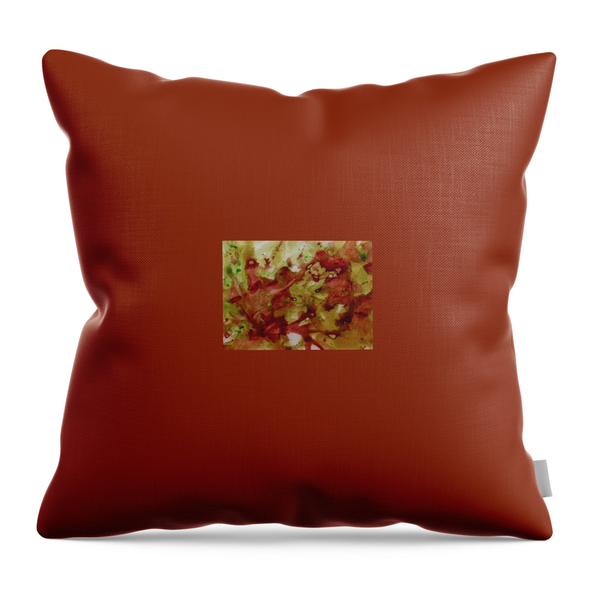 Abstract Throw Pillow featuring the painting Impromptue by Nicolas Bouteneff