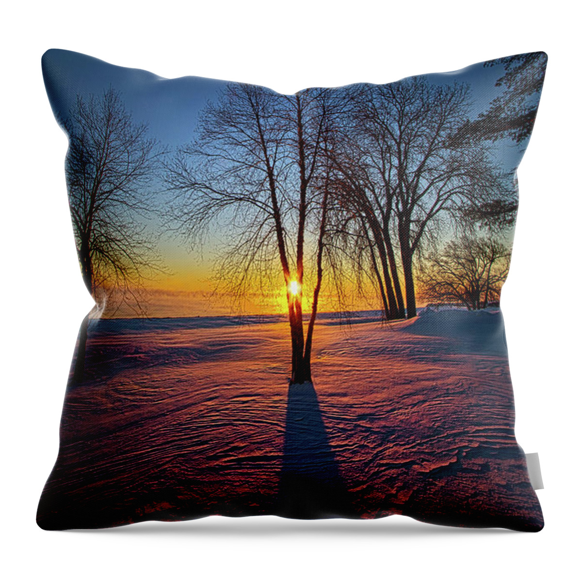 Clouds Throw Pillow featuring the photograph In That Still Place by Phil Koch